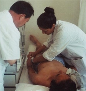 Training with the Chinese Acupuncture team